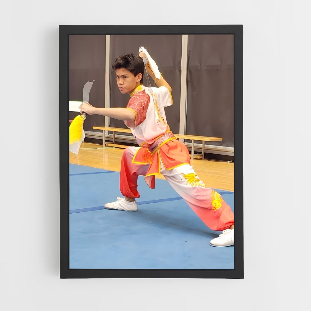 Poster Petite Maître d'Arts Martiaux – affiche Kung Fu (vue 2)